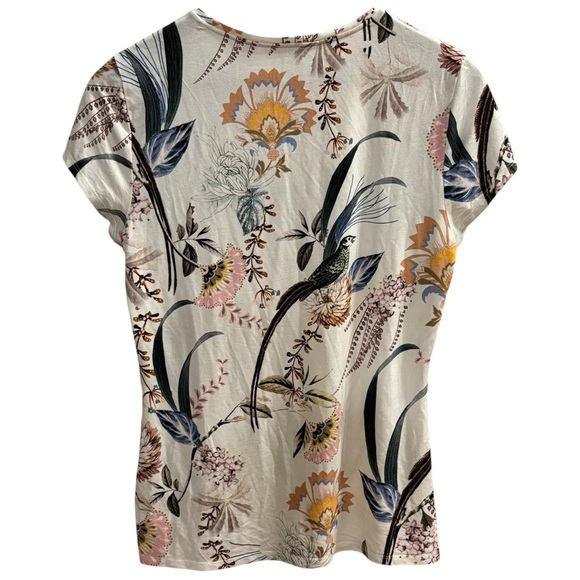 Ted Baker Jerikko Decadence Print Fitted Top Size 2 - Picture 4 of 10